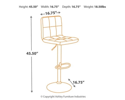 Bellatier 2-Piece Bar Stool