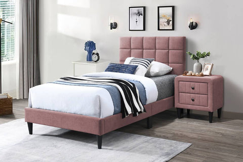 Square Velvet bed