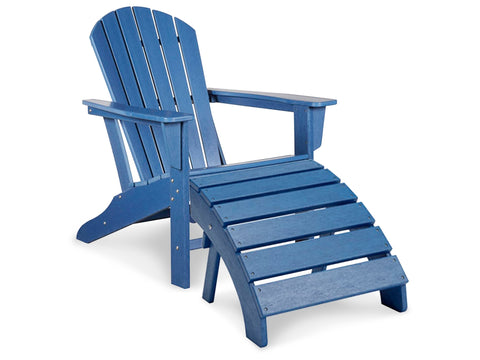 Sundown Treasure Outdoor Adirondack Chair and Ottoman