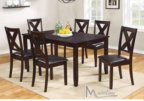 Solid wood 7PC Dining Set